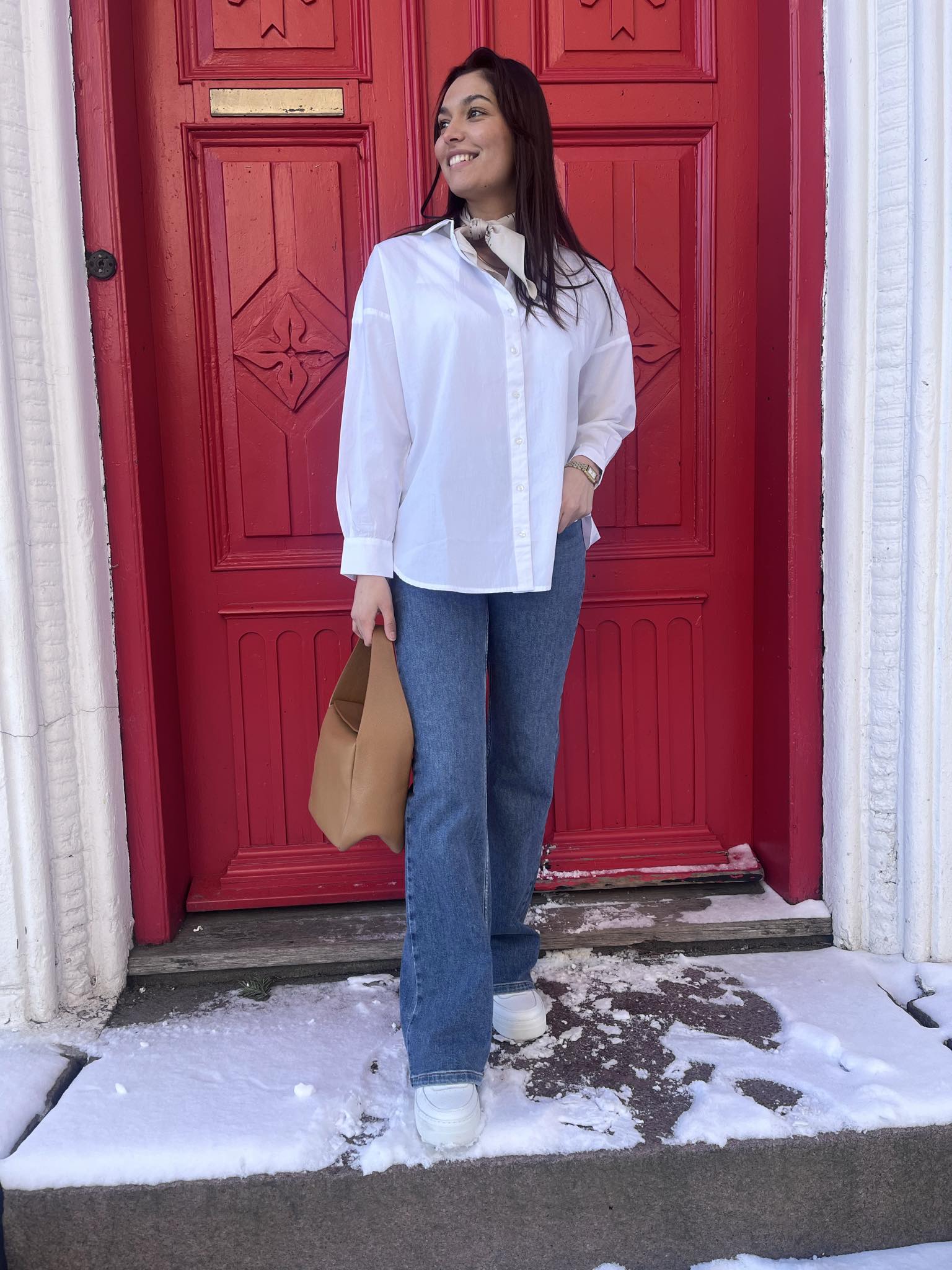 SELECTED FEMME - DINA-SANNI SKJORTE - Bright White